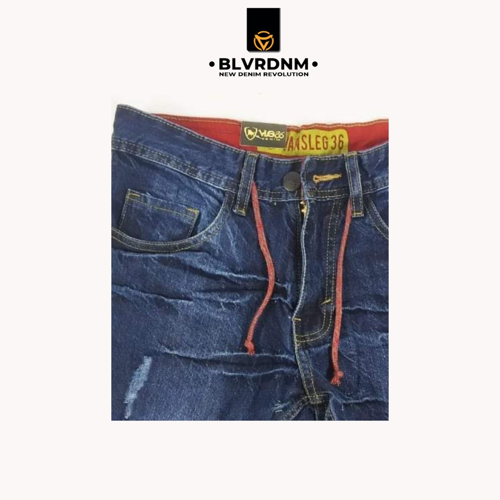 VLG DENIM RIPPED JEANS SHORT CELANA JEANS PENDEK 0RIGINAL VLG36 JEANS BLACKVIPER JEANS BANDUNG MOTIF