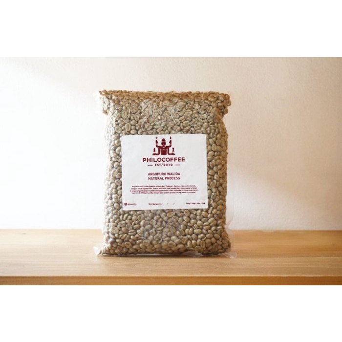 

ge01fgf Green Bean Argopuro Walida Natural Process 1Kg | Java Coffee Ds20X11
