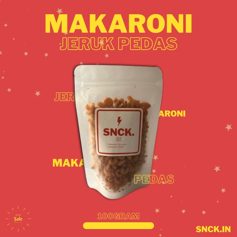 

Makaroni jeruk pedas/cemilan murah/cemilan enak