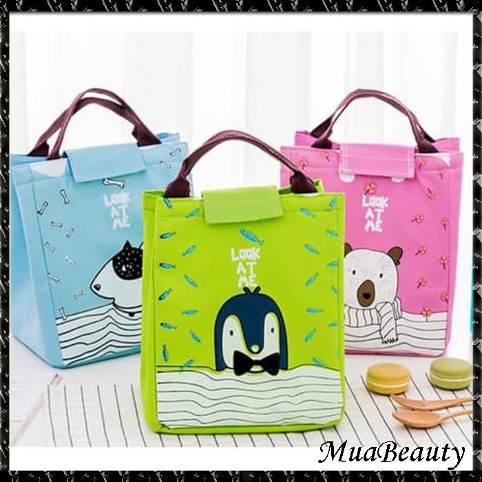 

LB03 LUNCH BAG MOTIF CARTOON LOOK AT ME / TAS BEKAL COOLER BAG