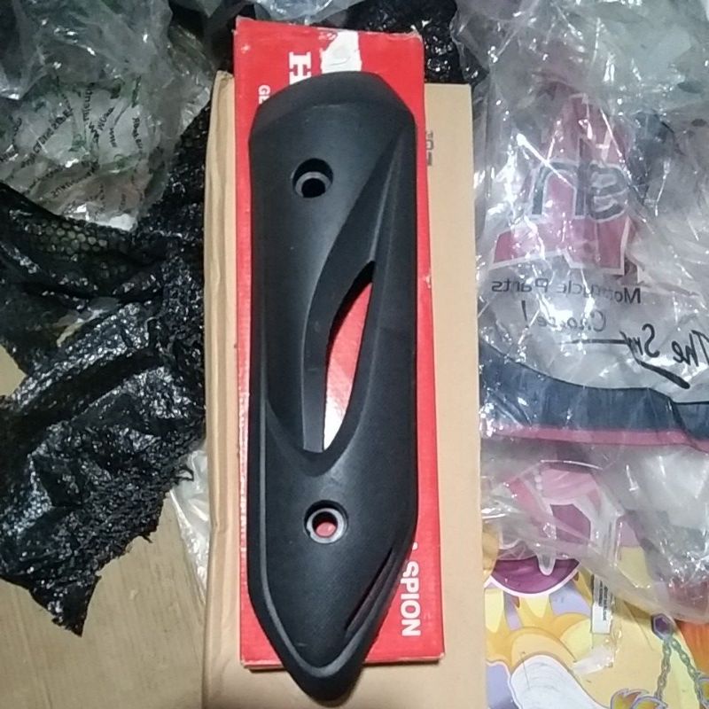 tameng knalpot beat karbu non ori bahan tebel