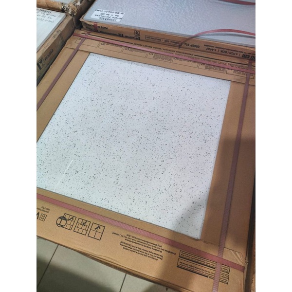 Granit Lantai Indogress White Terrazzo 60x60 KW3