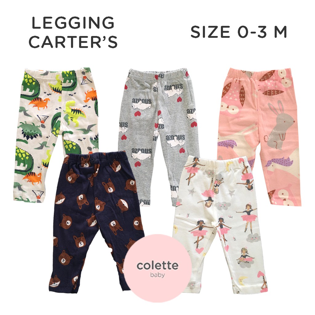 LEGGING CARTER'S | Legging Bayi | Legging Anak | Celana Legging Bayi