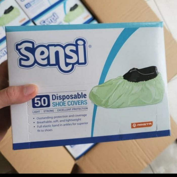 Cover Shoes | Sarung Medis Penutup Sepatu Sensi Disposable Shoe Shoes Cover Isi 50