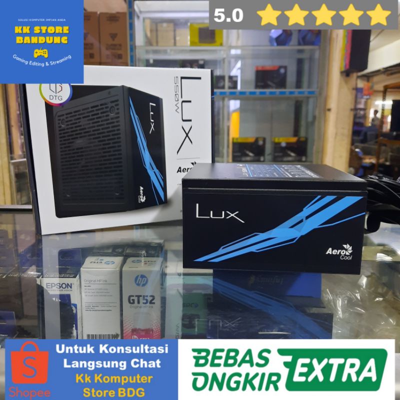 PSU POWER SUPPLY AEROCOOL LUX 550W 80+ BRONZE