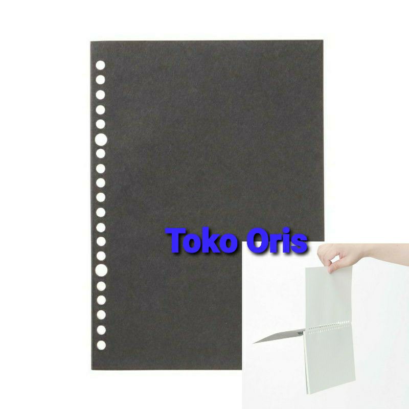 

Notebook Type Loose-Leaf 50 Sheet Muji || Isi Binder Bergaris