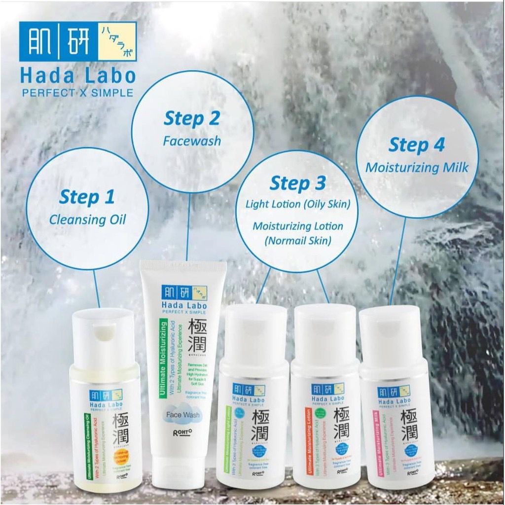 ✿ELYSABETHME✿ Hada Labo Ultimate Moisturizing MILK gokujyun susu pembersih muka moist moisturizer pelembab