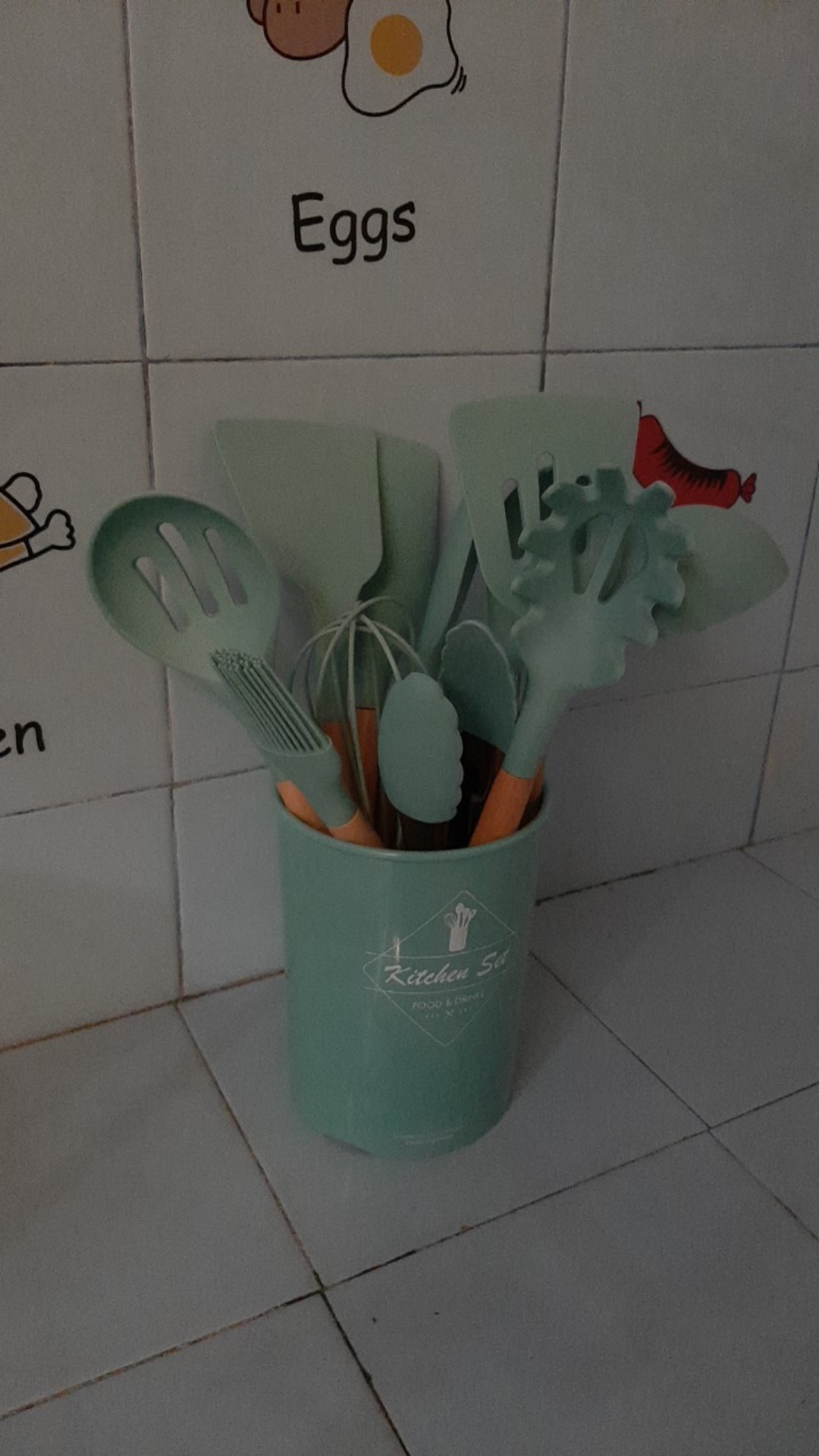 Silicone Spatula Utensil Kitchen Set Alat Masak Dapur Silikon