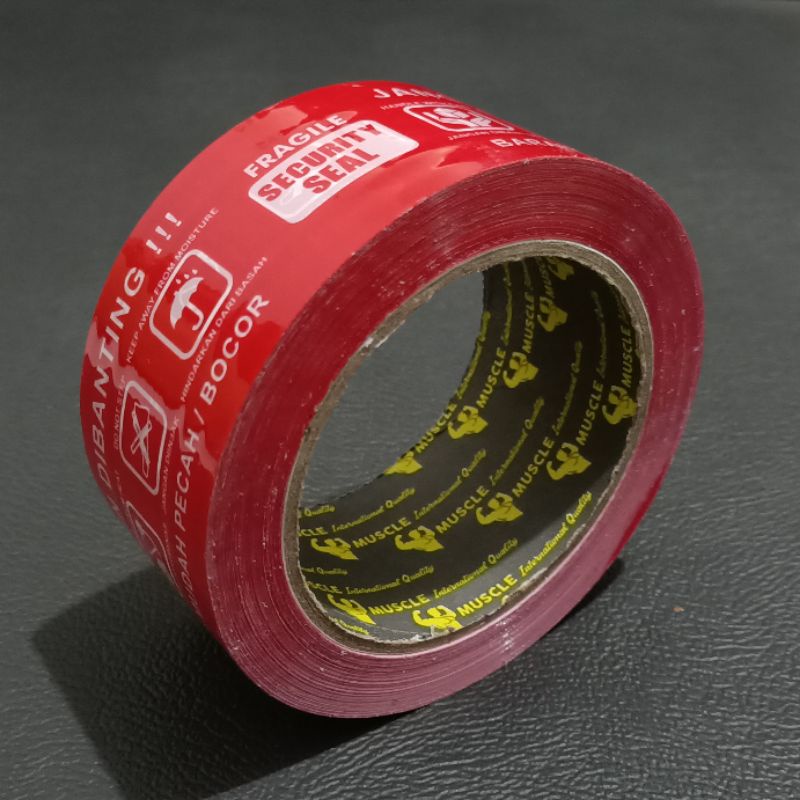 LAKBAN FRAGILE 2INCH (48MM X 100Y) FULL 100 YARD MURAH