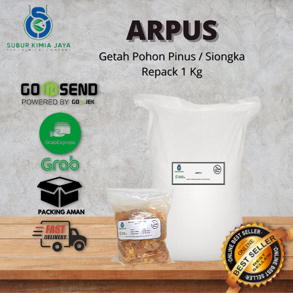 

ARPUS / Getah Pinus / Siongka 1 KG Premium