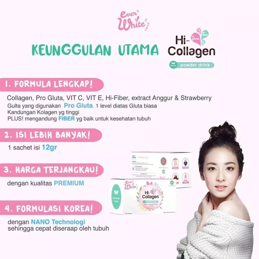 ✨ AKU MURAH ✨Everwhite Hi-Collagen Drink / Original 100%