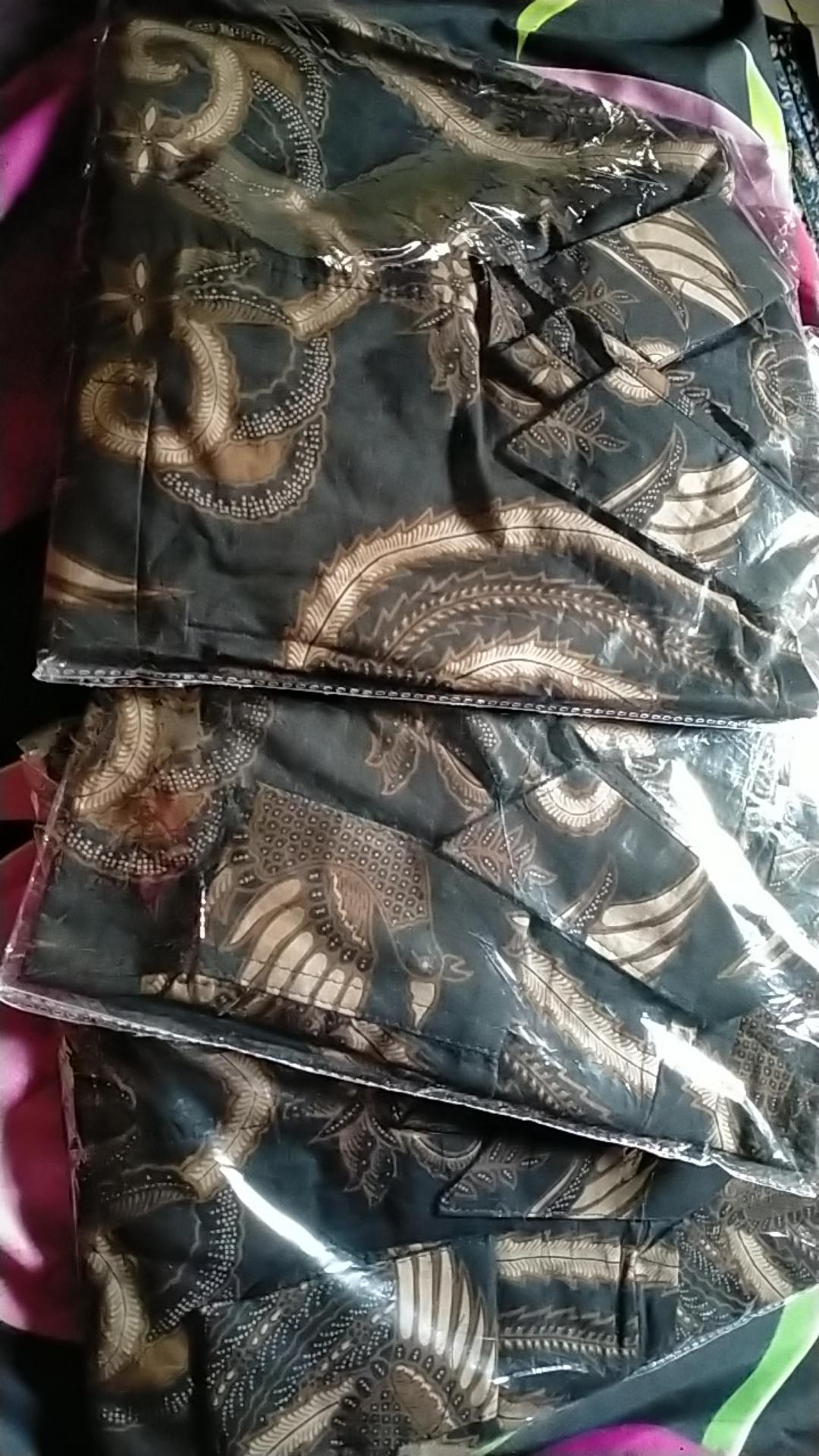 Size M L Xl Xxl Bswart Batik Hrb026 Kenongo Hem Pendek Padi Pekalongan M L Xl Batik Pria Murahl
