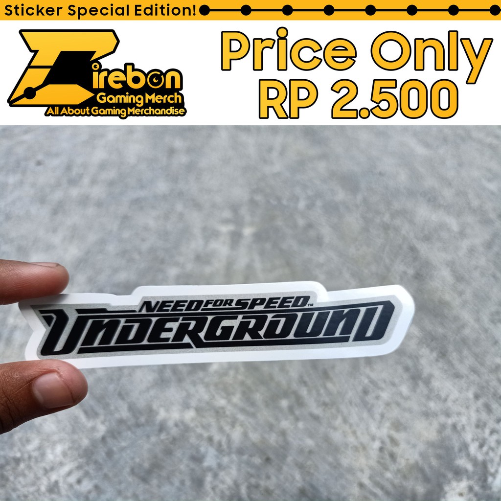 

Sticker Stiker Need For Speed Underground