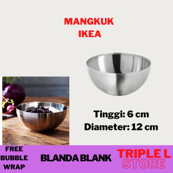

Promo Mangkok Mangkuk Stainless Steel 12 cm Blanda Murah