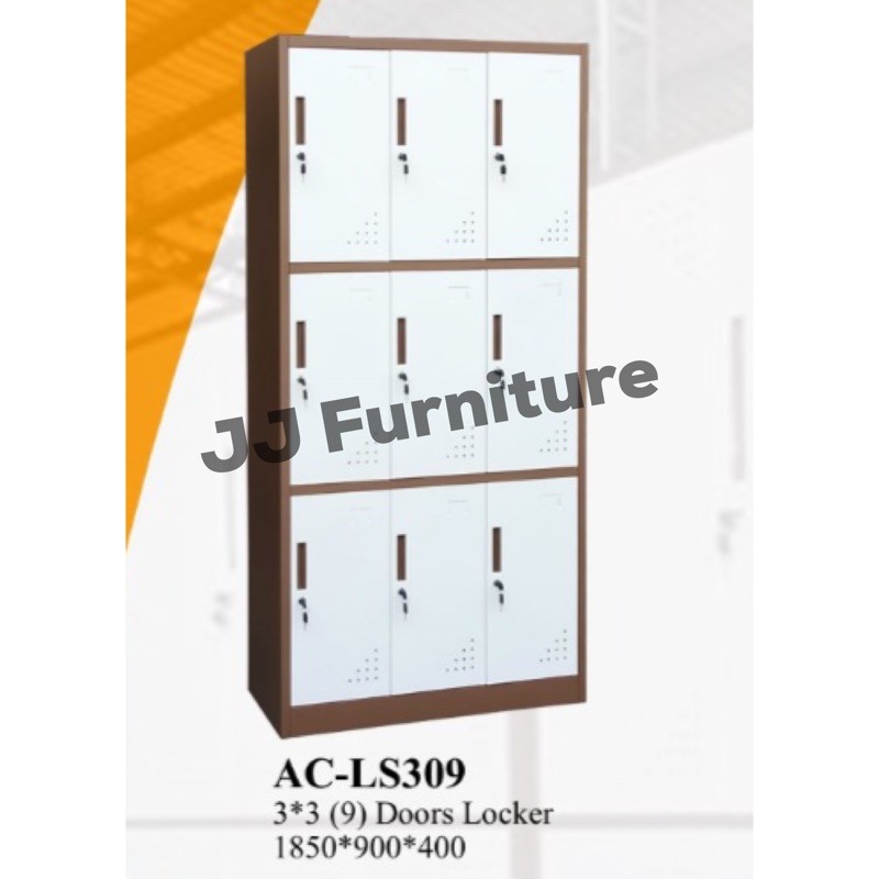 loker besi 9 pintu makassar