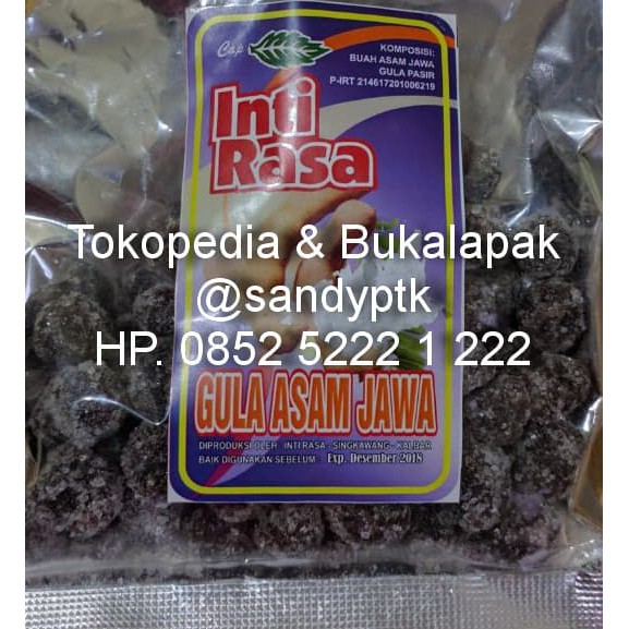 

Manisan Asam Jawa / Gula Asam Jawa buatan Singkawang