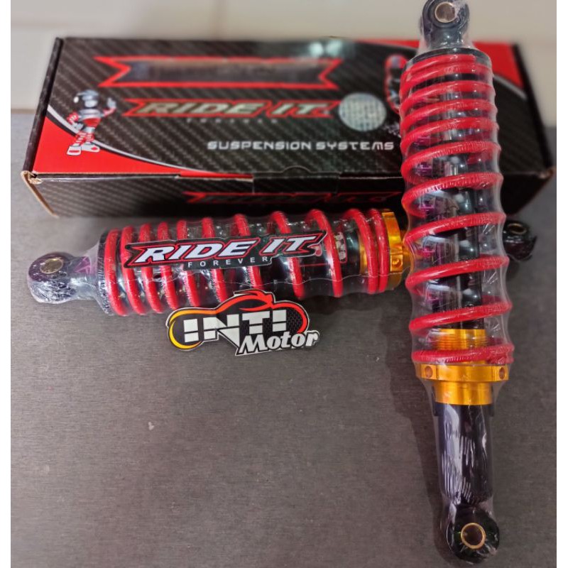 Shock RIDE IT 868 811 Z SERIES Merah Red ABSORBER Skok Belakang 28 32 34 mm Racing ride it Variasi u