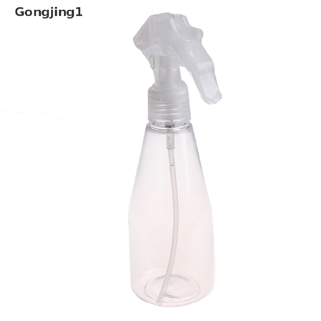 Gongjing1 Botol Spray Kosong Mini 200ml Bahan Plastik Transparan