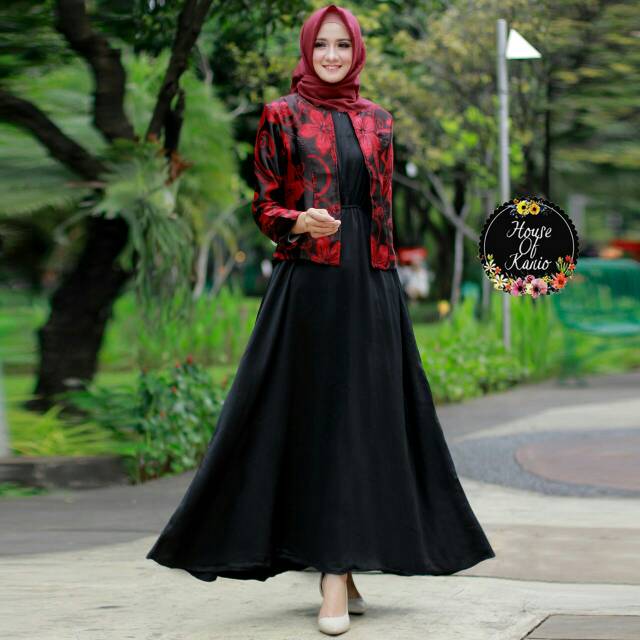 Dress cardi Kanio/ setelan cardi kanio