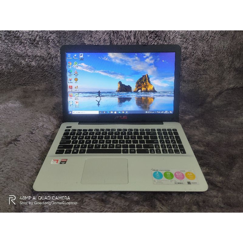 LAPTOP ASUS X555BP/AMD A9/VGA R5 M420 2GB/RAM 4GB/HDD 1TB/LAYAR 15.6 INCH/GAMING DESIGN EDITING