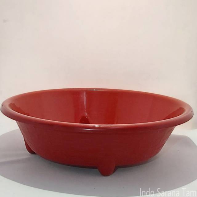 POT BONSAI 06 MERAH BATA | Pot Bulat | Pot Tanaman | Pot Plastik | Pot Bunga | Pot Plastik | Grosir 