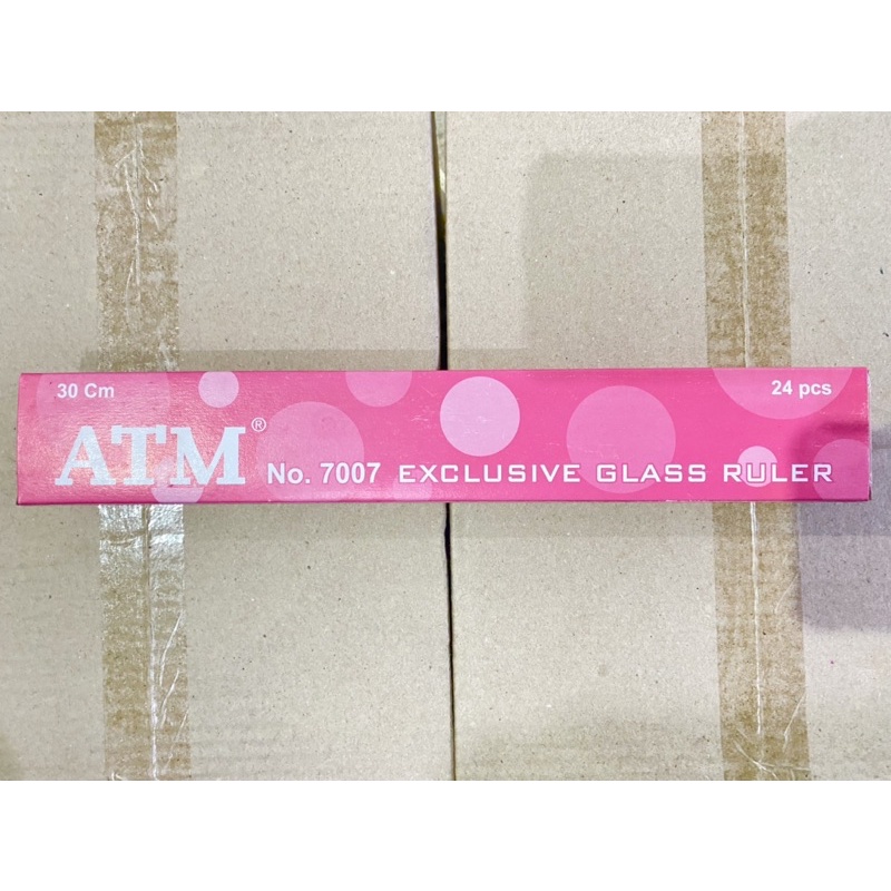 

Penggaris Plastik ATM 30cm No.7007 isi 24 pcs