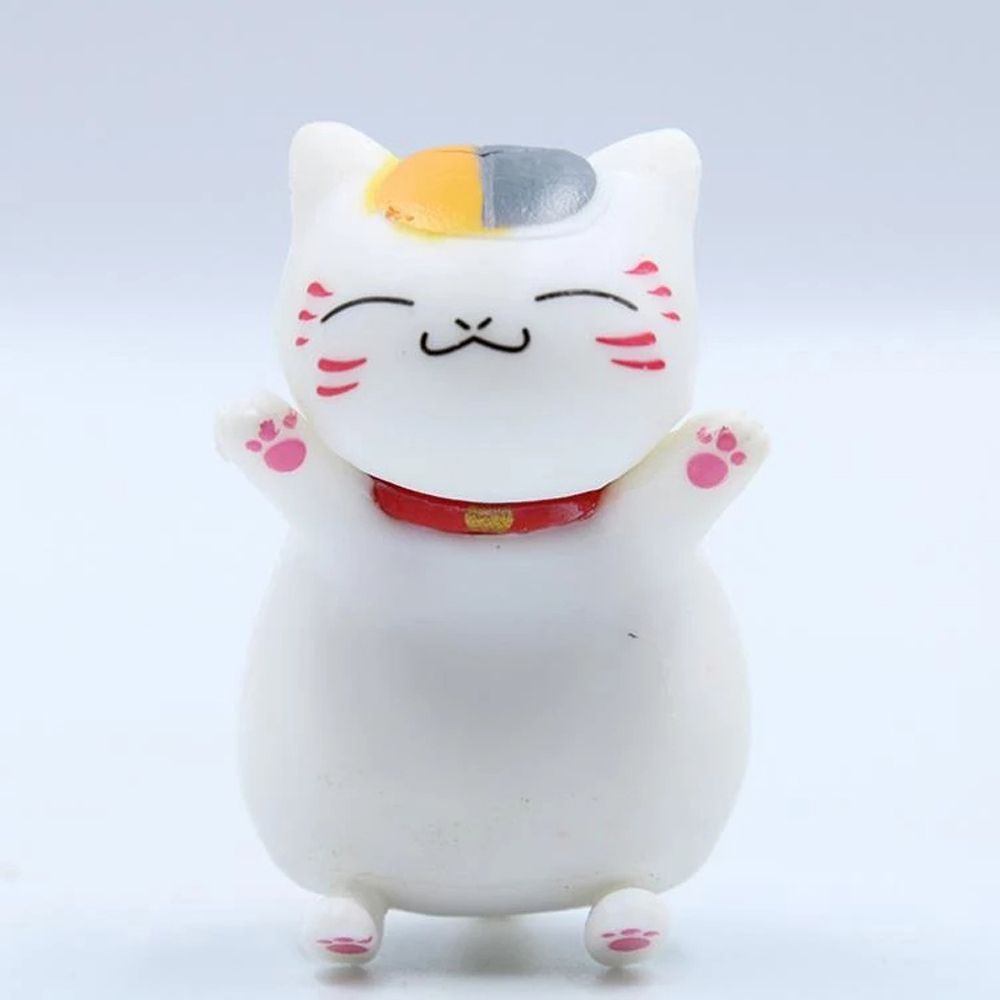 Needway  Japanese Anime Natsume Yuujinchou Cute Toys Nyanko Sensei Figure Action Figure Mini Figure Toys Model Toys Kids Gift PVC Cartoon Figures Cat Action Figure