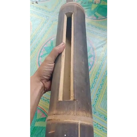 Kentongan bambu hitam