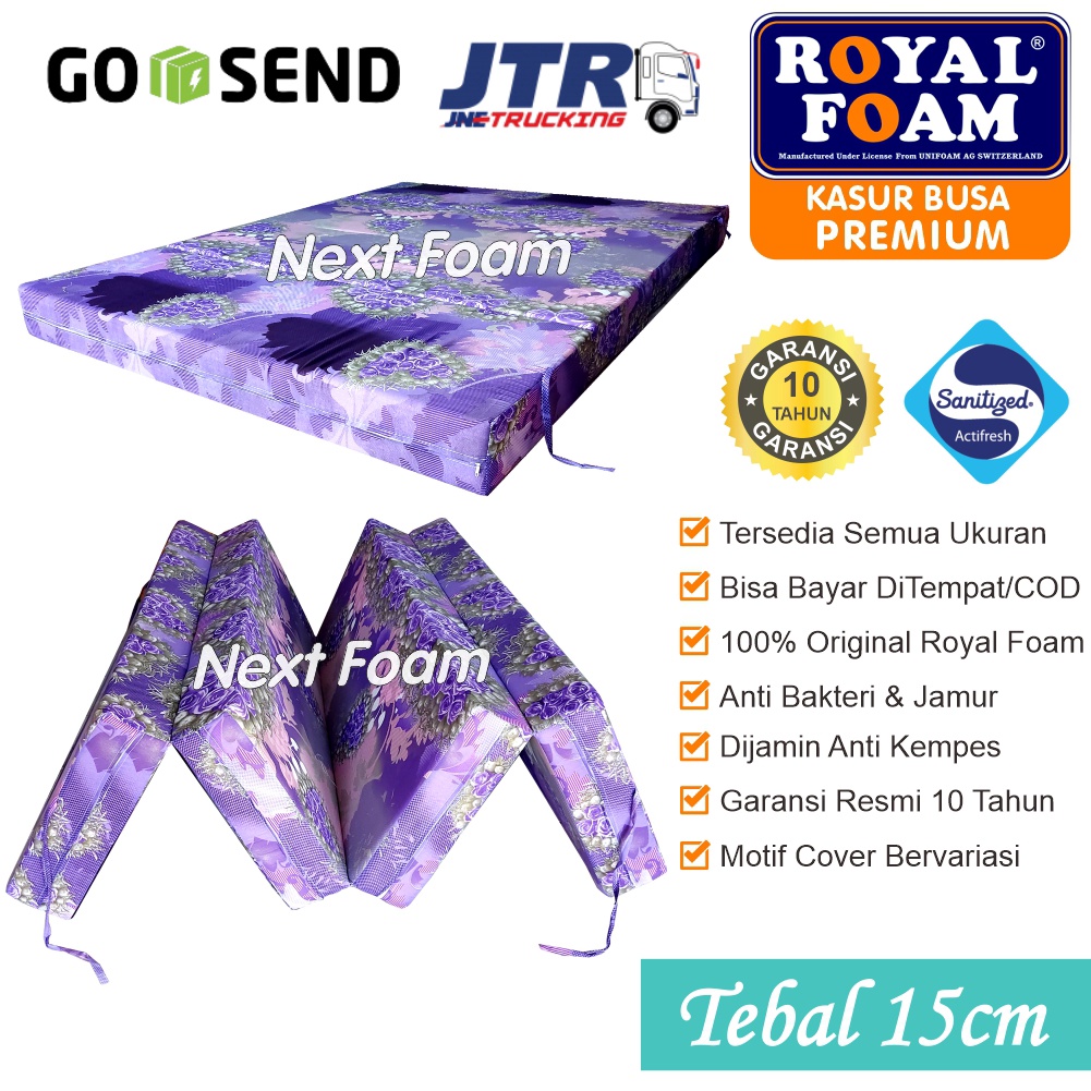 Kasur Busa Royal Foam Tebal 15 cm ORIGINAL ROYAL FOAM Garansi 10 Tahun Asli