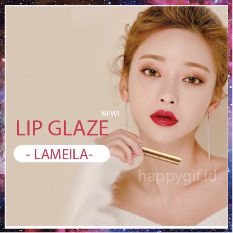 LAMEILA Lip Glaze gold Lipstik Pelembab Tahan Lama Lip Gloss Pewarna Bibir Cair Pelembab Lipstik LA013 1021