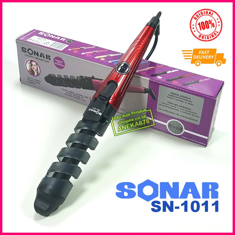 SONAR SN 1011 CATOKAN CURLY KERITING ALAT CATOK RAMBUT IKAL SPIRAL WAVE