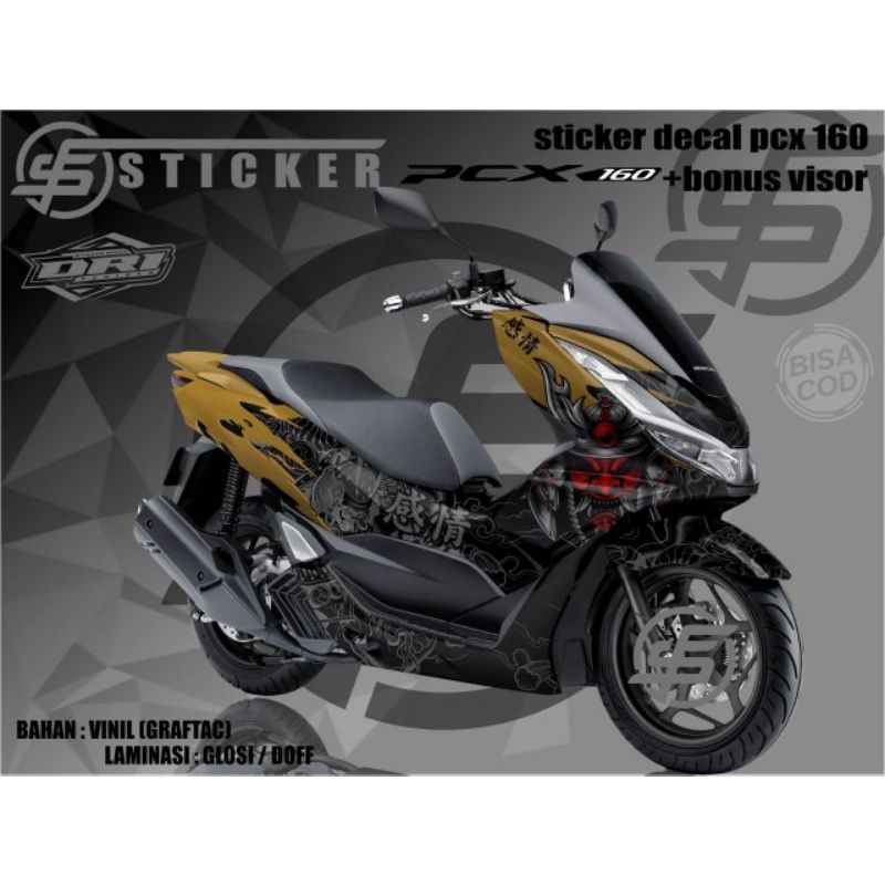 Decal stiker full body motor honda pcx 160 full body