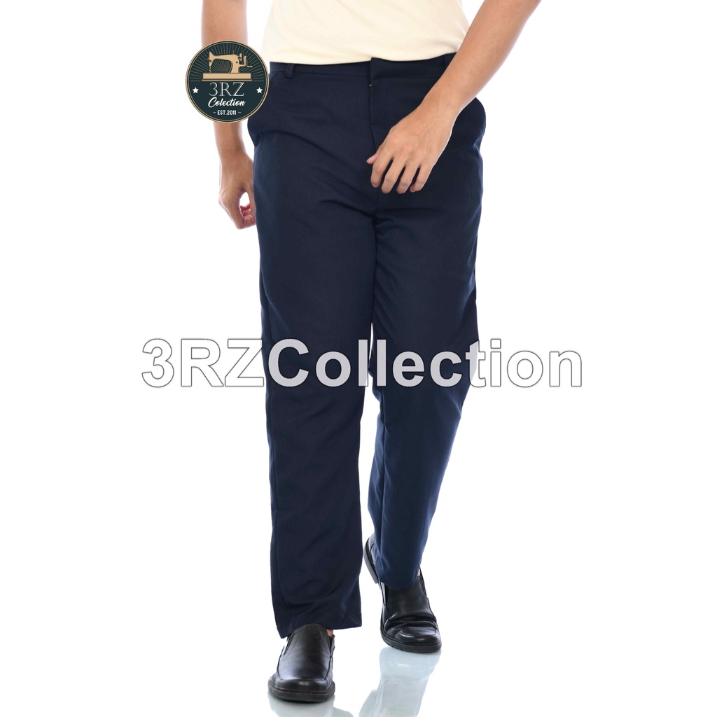 Celana Sopan Panjang Hitam Celana hitam Formal pria celana katun celana hitam panjang cowok