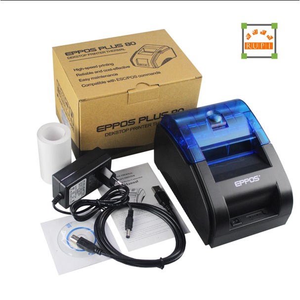 Printer Thermal EPPOS PLUS 80mm EP80PLUS- USB BLUETOOTH Cetak Struk Kasir