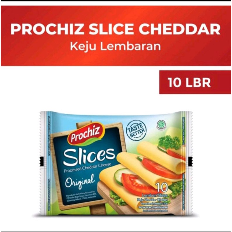 Keju Prochiz Slices / Prochiz Slices Original 10 lembar /  Keju Lembaran