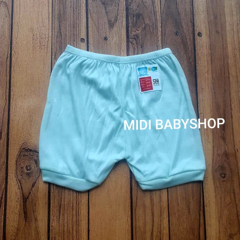 Celana Pendek Bayi Jumbo Polos Tebal Nita Baby SNI 6-18 Bulan