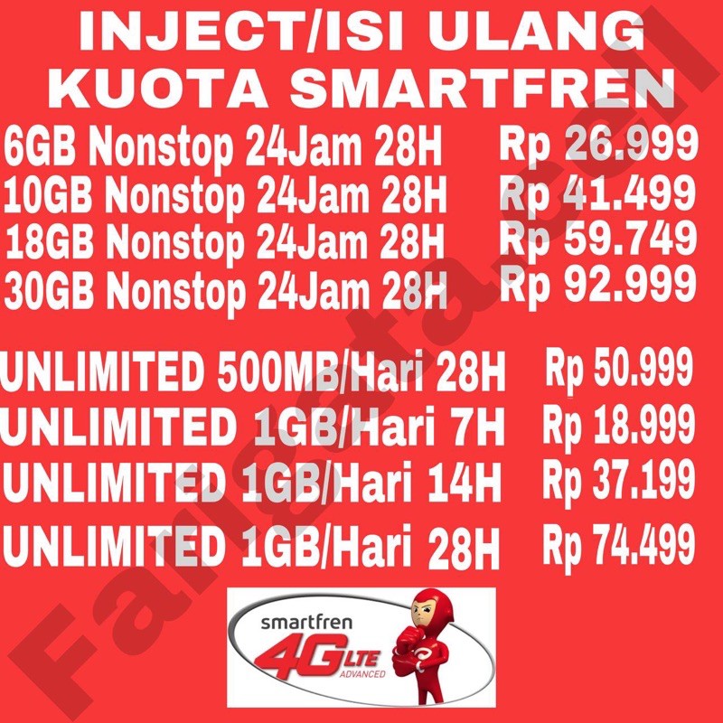 Harga Paket Inject Terbaik Voucher Agustus 2021 Shopee Indonesia