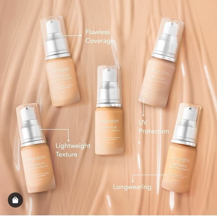 Wardah Exclusive Liquid Foundation 20ml Shopee Indonesia