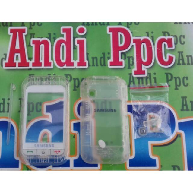 Casing Fullset Transparan Samsung C3303 Champ