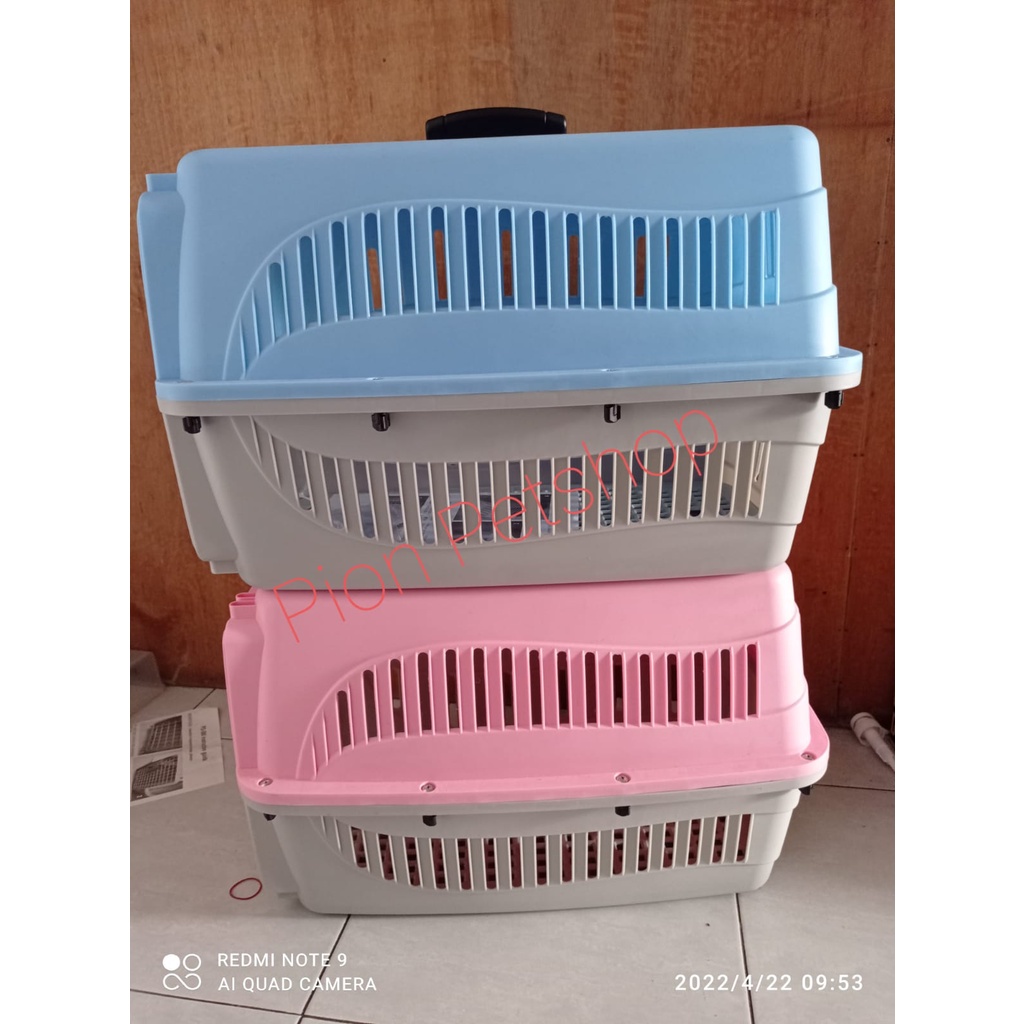 Pet cargo - kennel box - pet transpot - travel box - pet carrier untuk Kucing dan Anjing