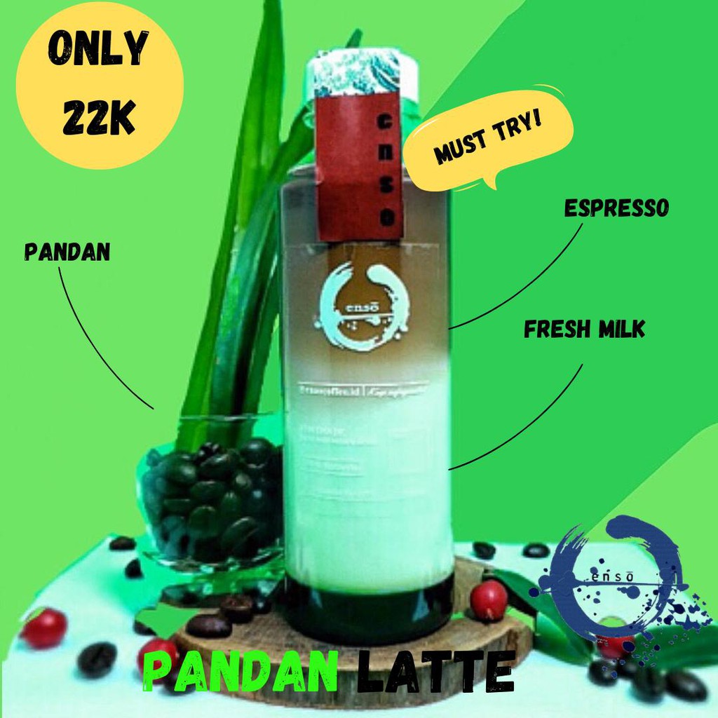 

Kopi Pandan Botolan 250ml - Kopi Susu Pandan - Kopi Pandan - Kopi pandan latte - Kopi Botol