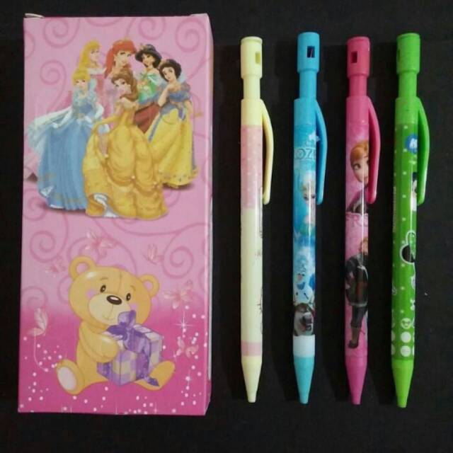 

Pensil mekanik variasi karakter anak 2 mm . 12 unit