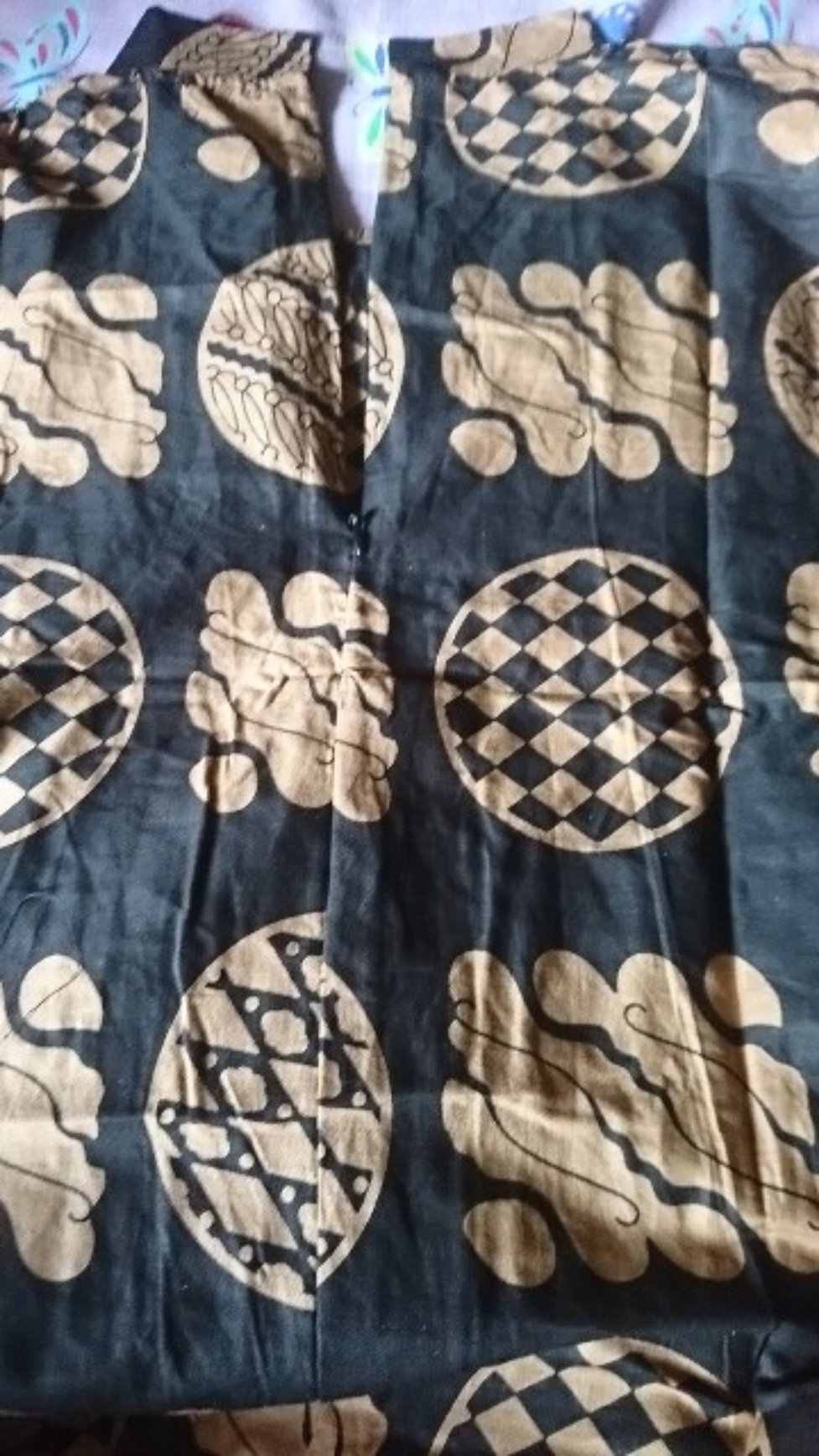 Atasan Batik Wanita Terlaris Tunik Serut Lawasan Coklat