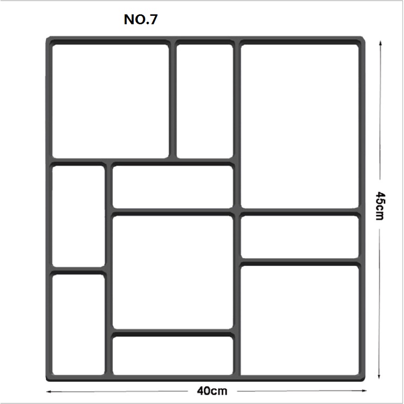 Mi.more Cetakan Paving Block DIY Paving Blok Mudah Praktis Cetakan Jalan Teras