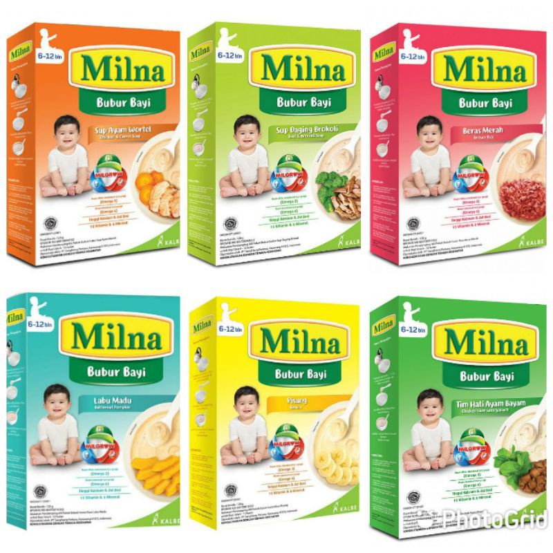 Milna Bubur Bayi 6m+ 120gr