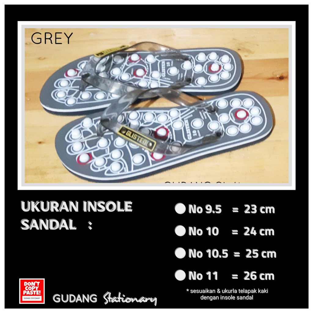 Sandal Jepit Reflexology GLISTEN