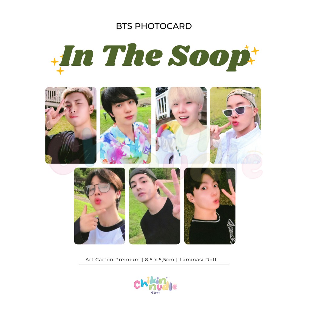 BTS In The Soop Photocard | In The Soop 2 Early Gift Unofficial