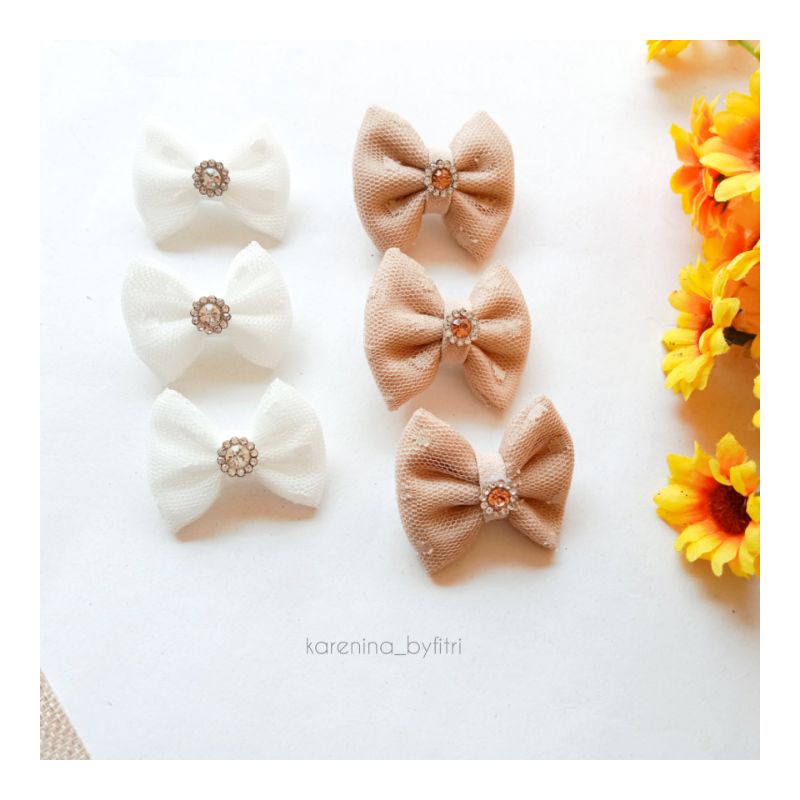 Bros Diamond Bow Bros Jilbab Premium Kristal