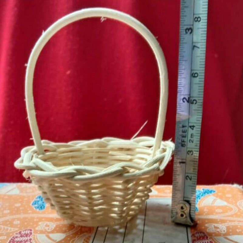 Keranjang rotan mini, keranjang souvenir Termurah