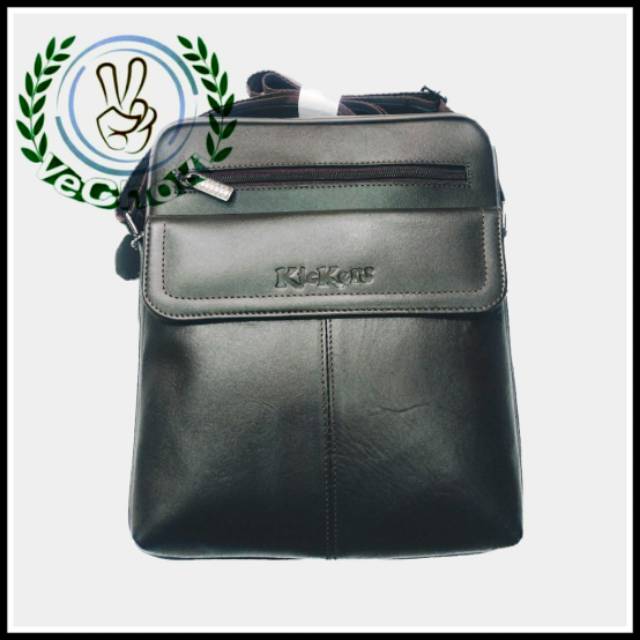 Tas Selempang Pria Kulit Sapi Asli - Kickers Montblanc